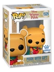 Funko Pop! Disney Winnie the Pooh with Gift #1529 Shop Exclusive Holiday NEW