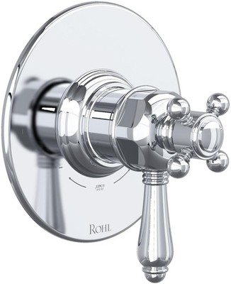 Rohl TTD44W1LM Two Function Thermostatic Valve Trim Only with Single Cross/Le...