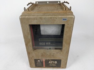 ISCO 4210 Ultrasonic Flow Meter Outdoor Enclosure Printer For Parts/Repair