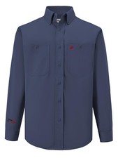 Mens Flame Resistant FR Shirt 6.5oz Lightweight Welding Work CAT2/NFPA2112