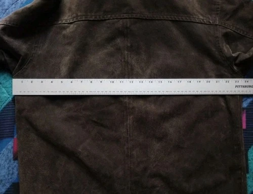 Solitude Leather Shirt Jacket Men's Medium Brown Suede Jacket Paisley Button Up image 10
