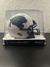 Laviska Shenault Jaguars Autographed Lunar Eclipse Mini Helmet Riddell