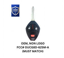 Mitsubishi 3 Button Remote Head Key Oucg8d-625m-a 6370a148 315 Mhz - Mitsubishi 3 Button Remote Head Key Oucg8d-625m-a 6370a148 315 Mhz -