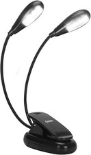 Music Stand Light 8 LED Piano Light Clip On USB Battery Operated Reading Lamp