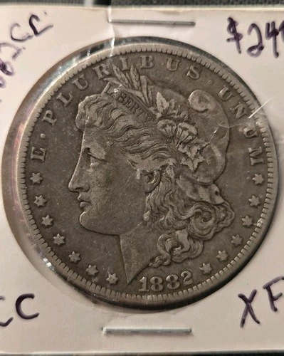1882-CC Morgan Silver Dollar - Solid XF Sigma Tested Nice Carson City