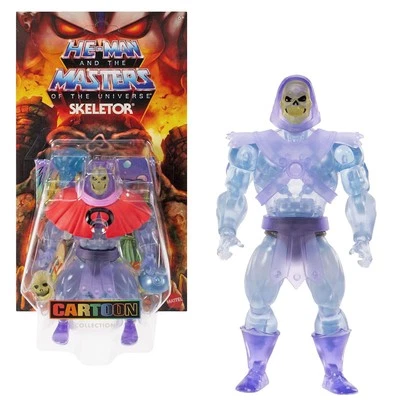 MATTEL Masters of the Universe Origins 14cm Figur Wave 24: Cartoon Invisible Skeletor