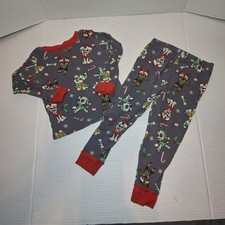 Paw Patrol: Christmas "Geometric" 2-Piece Pajama Set, Size Boys 3T, Color Gray