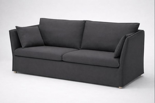 504.972.53 Funda BACKSÄLEN para sofá de 3 plazas IKEA Hallarp gris UK Stock NUEVO