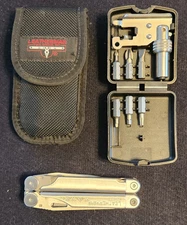 Leatherman Wave Stainless Steel Multi-Tools With Driver, Bits, And Case