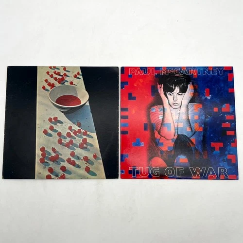 Lot of 2 Tug of War & McCartney by Paul McCartney Soft Rock & Pop Album LP Vinyl