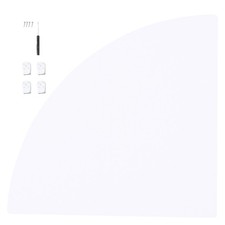 Corner Shelf Shower Organizer Single Wall Rack Fan Shaped Triangle