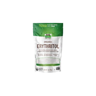Organic Erythritol Sugar Substitute Zero Calories 16 Ounce Vegan Non GMO