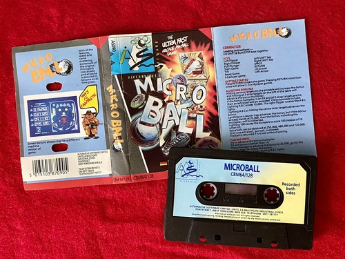 MICROBALL Pinball Arcade Commodore 64/128 Alternative Software 1988 - C64/128 - Picture 2 of 3