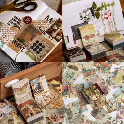 Sheets Craft Paper Retro Background Decoration Paper Writing Pad Memo Pad