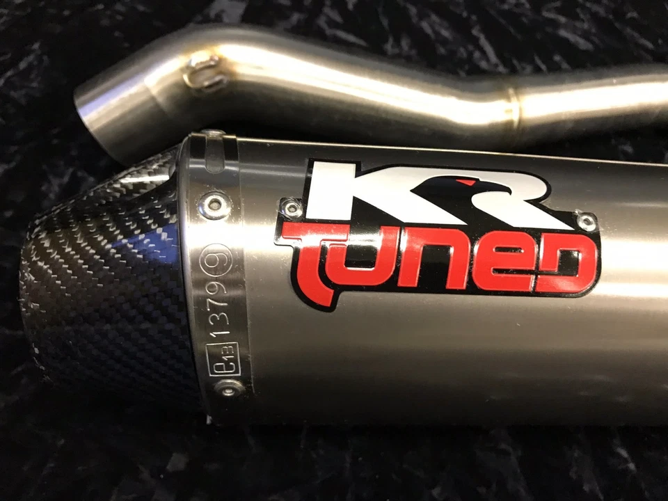 2007-2008 Honda CBR600RR KR Tuned Slip On Escape Titanium CF 40709-2299 - Imagem 4 de 4