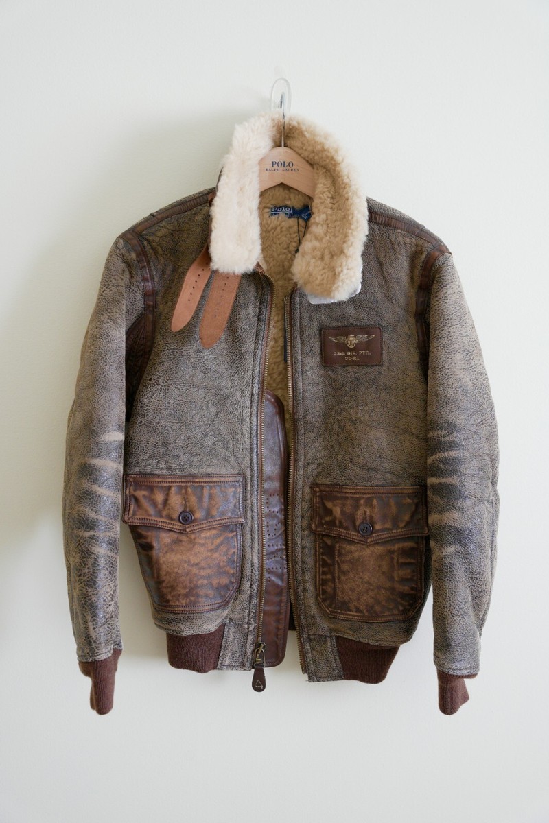 【Bomber Leather Jacket】サイズM ラルフローレン Polo Ralph Lauren Leather Bomber Jacket Size LG $2500 | eBay