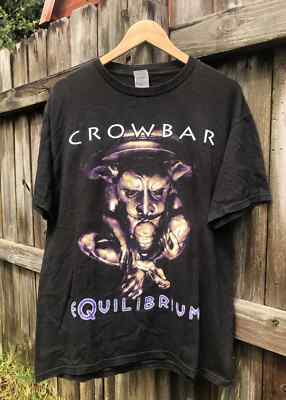 Crowbar Equilibrium Tour T-Shirt Rock Band Merch Unisex S-4XL