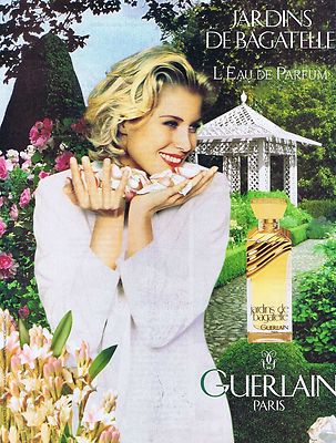 REKLAME WERBUNG 114 1993 GUERLAIN les Jardins de Bagatelle Eau de Parfum