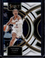 2024 Panini Select WNBA - Premier Level Natasha Cloud #115 White Prizm /99