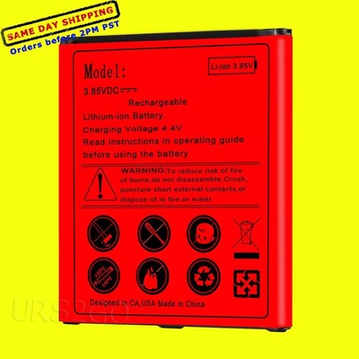 High Capacity 3700mA Extended Slim Battery for Samsung Galaxy J3 Orbit S367VL US