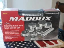 Maddox 10 PC. Bearing Race and Seal Driver Set MD101 Brand New Sealed