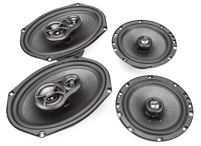 Skar Audio 6''x9'' 300W 3 Way + 6.5'' 200W Car Audio Speakers System - 4 Speakers