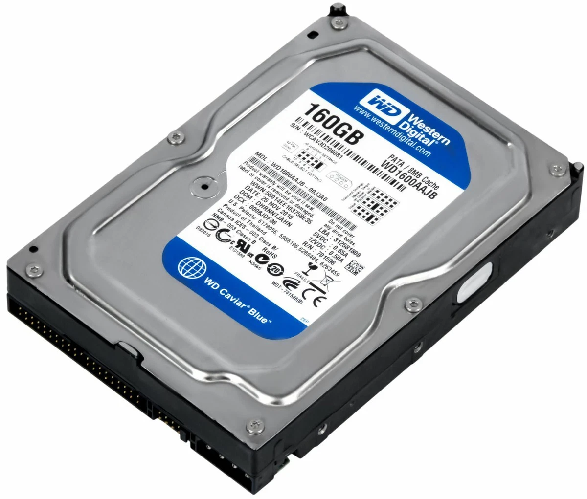 Samsung 160GB 2.5" IDE 8MB 5400RPM 9.5MM For Internal Hard Disk For Notebook Hm160hc