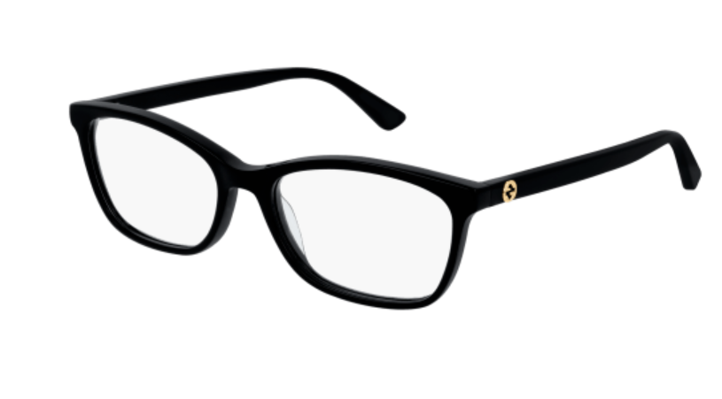 Gucci GG0613O 001 Black Cat Eye Womens Eyeglasses Fashion Frames