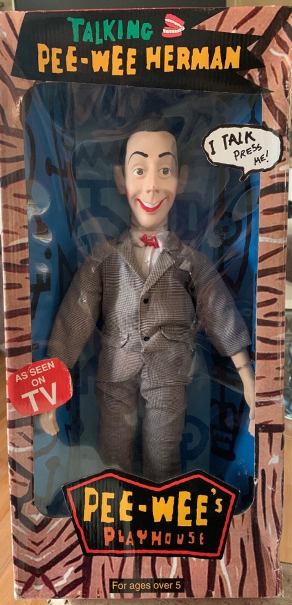 PEE-WEE HERMAN Brand Talking PeeWee Doll 2000 Brand New in Box