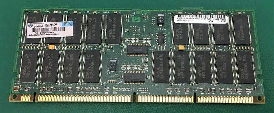 HP AB309-69001 2GB PC-133 SDRAM Server Memory AB309-60001 - Image 2 of 4