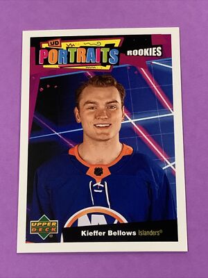 2020-21 Upper Deck Series 1 Kieffer Bellows Rookie UD Portraits #P-42 NYI RC