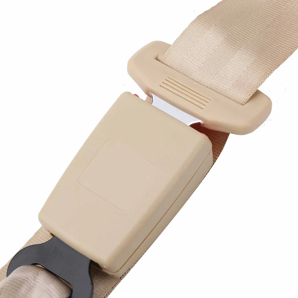 2x Retractable 3 Point Safety Seat Belt Straps Front Auto Vehicle Adjustable - Image 3 of 4