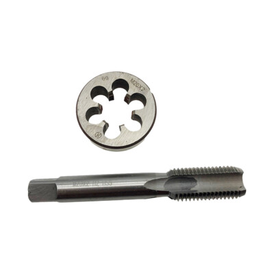 HSS Tap&Die M20 x 2mm Tap & M20 x 2.0mm Die Metric Thread Right Hand M20 x 2mm