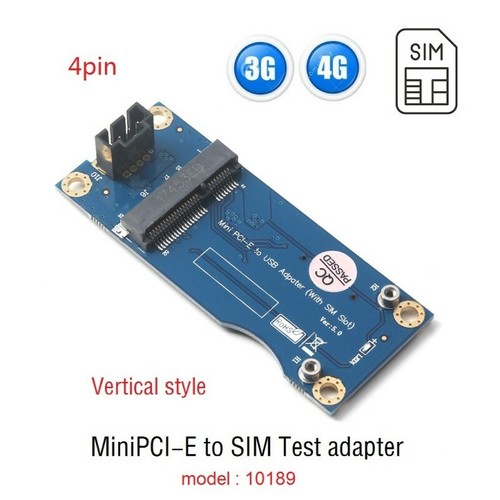 Mini PCI-E to USB Adapter With SIM card Slot for 3G 4G WWAN/LTE Module - Picture 12 of 16
