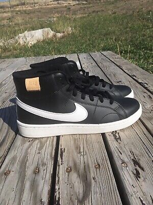 Nike Court Royal 2 Mid White Onyx Black Hi Top Sneakers Nike Court Royal 2 Mid White Onyx Black Hi Top Sneakers