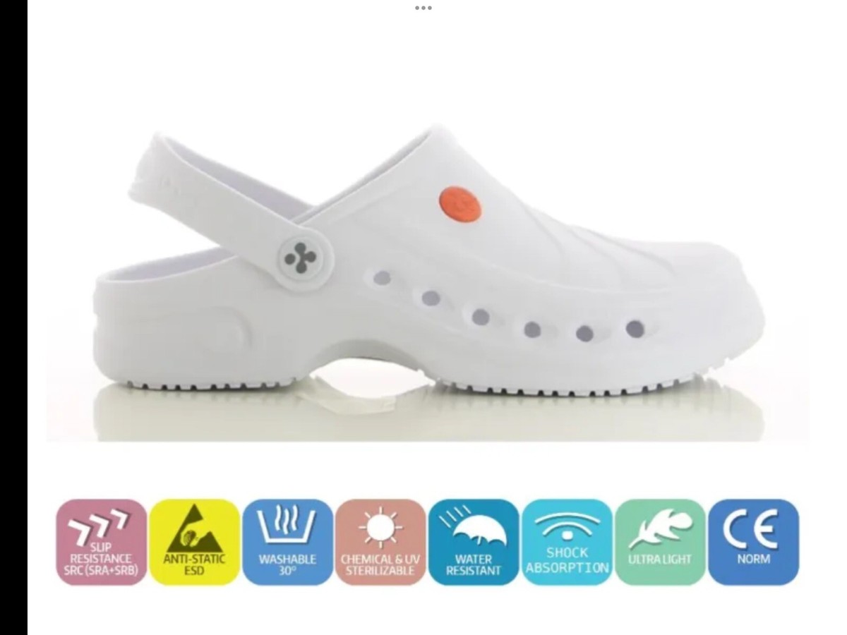 Anti Static Oxypas Amazon Oxypas SMOOTH (Navy Blue) Unisex Clogs