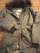 Women’s Columbia Belted Down Parka With Omni Heat Size Medium
