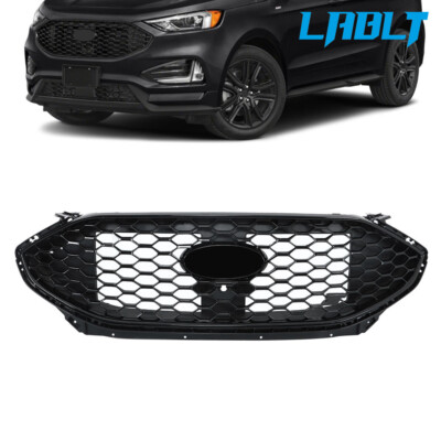 LABLT Front Upper Grille Grill W/Camera Hole For Ford Edge ST Sport 2019-2022