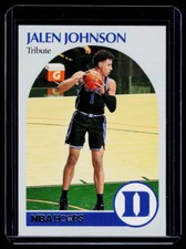 2021 Panini Chronicles Draft Picks #63 Jalen Johnson Black