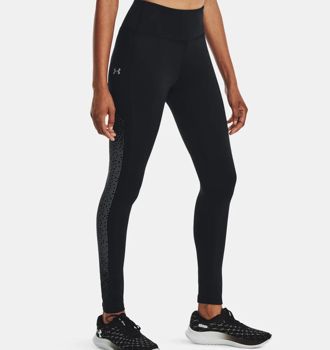 UNDER ARMOUR WOMEN'S COLDGEAR INFRARED UP PACE TIGHTS BLACK#1375858-NWT