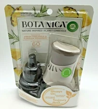 Air Wick Botanica Plug In Scented Oil Starter Kit FRESH PINEAPPLE & ROSEMARY