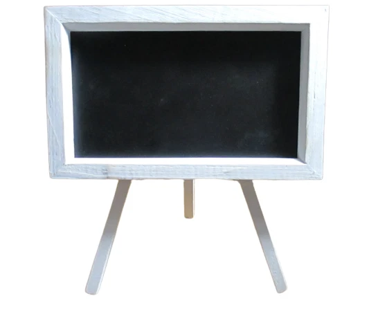 Tabletop Chalkboard Easel (Wooden) Rustic White 8"x5" (Total Height 9") Signage - Image 4 of 4
