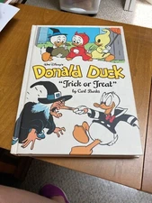 Walt Disney - Donald Duck "Trick or Treat" by Carl Barks  HC Book Halloween