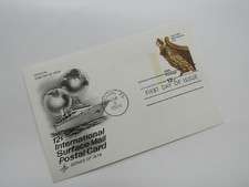 USPS Scott UX67 12c Ships Figurehead Visit USA Postal Card First Day of Issue