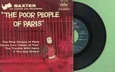 LES BAXTER / The Poor People of Paris / CAPITOL EAP 4-730 Press Spain 1956 EP VG