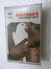 SANTANA S GREATEST HITS RARE orig CASSETTE TAPE INDIA