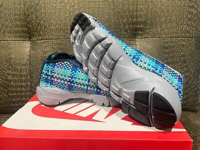 Nike Air Footscape Desert Chukka Navy/Hyper Jade WOVEN 