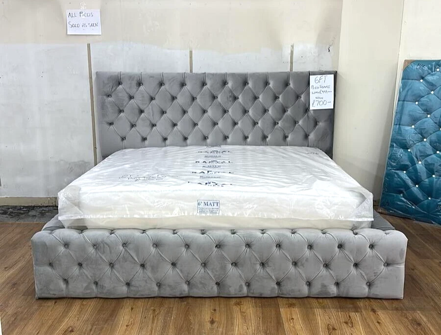6FT SUPER KING CHESTERFIELD BED FRAME CLEARANCE SALE eBay