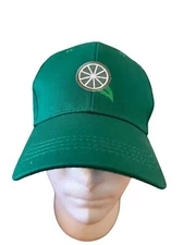 DEEP EDDY Vodka StrapBack Hat Cap Lime Alcohol Drink OSFA Authentic - Green