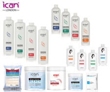 ican Cream Peroxide 12%, 9%, 6%, 3% - Blue / White Powder Bleach for colouring 